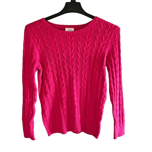 St. John's Bay V-Neck Cable Knit Sweater - Picture 1 of 5